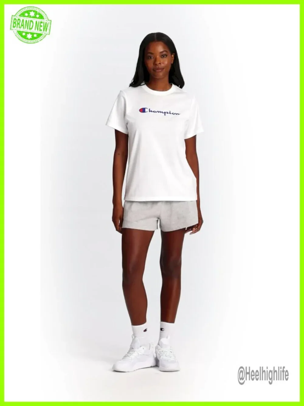 Champion Womens Standard Fit Graphic T-Shirt Crew Neck Short Sleeve Casual